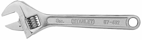 LLAVE FRANCESA STANLEY CROMADA  8" # 87-432LA