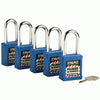 KIT DE 5 CANDADOS MK STEELPRO X10 AZUL