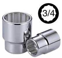 LLAVE DADO CROSSMAN 3/4 DR. 12 PTA. 1.7/16 # 93-672 (OF)