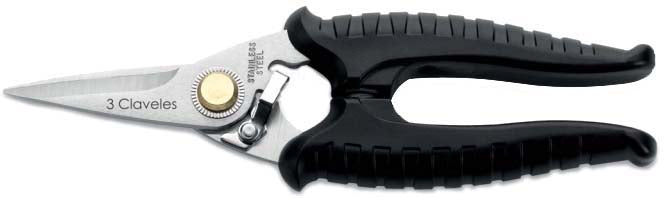 TIJERA TRES CLAVELES # 165 - 17.5 CMS/7" CORTA-TODO PROFESIONAL