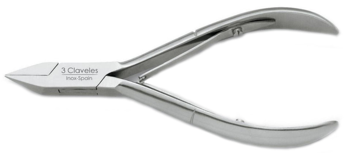 CORTA-UÑAS TRES CLAVELES # 12144 - 13 CMS CORTE PLANO