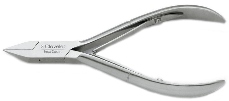 CORTA-UÑAS TRES CLAVELES # 12144 - 13 CMS CORTE PLANO