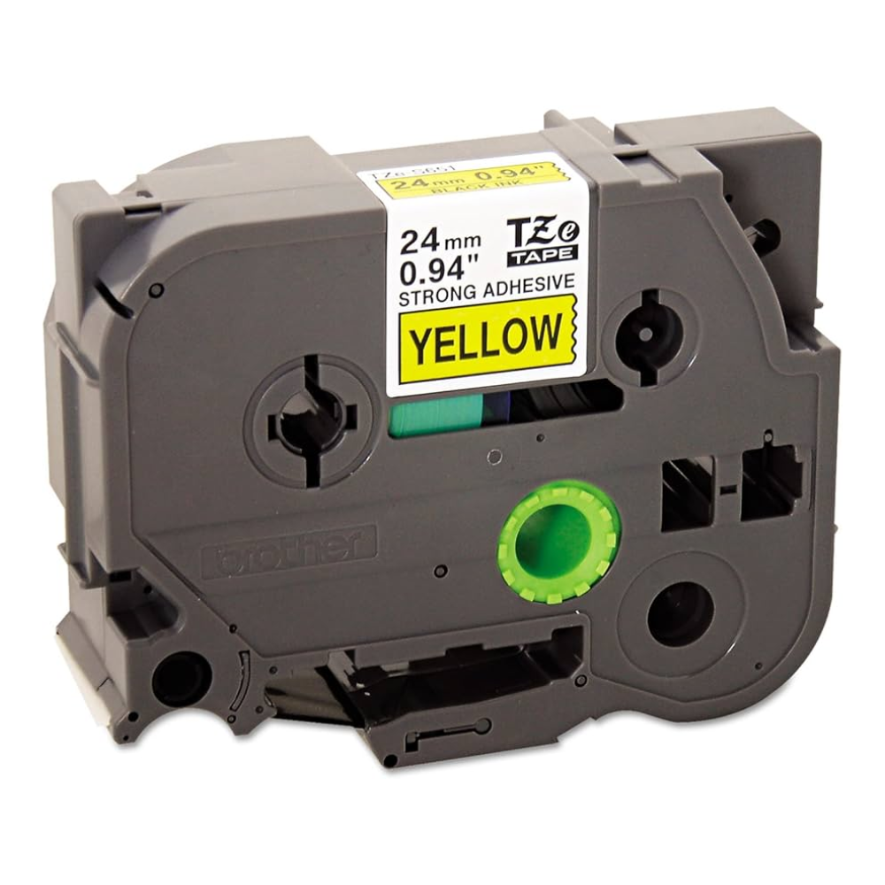 cinta laminada fondo amarillo 24mm