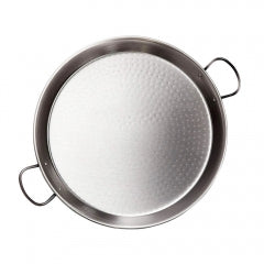 PAELLERA ACERO INOXIDABLE # 0346 - 46 CMS 12 PORCIONES