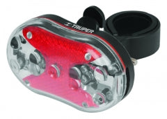 LINTERNA TRUPER PLASTICA TRASERA P/BICICLETA # LIBI-9T (16797)