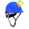 CASCO STEELPRO ABS MTA AZUL CON PORTALAMPARA FULL