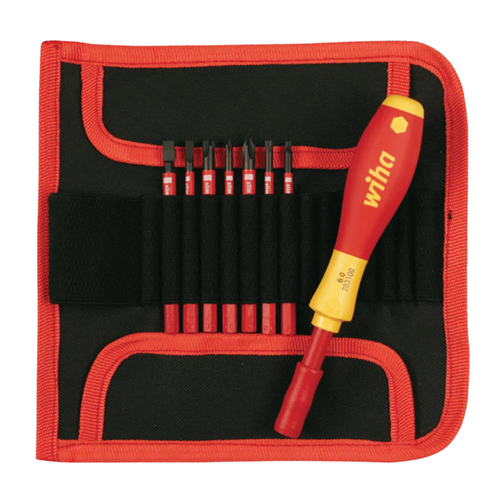 SET ATORNILLADOR PUNTAS INTERCAMBIABLES 8 PCS AISLADO VDE