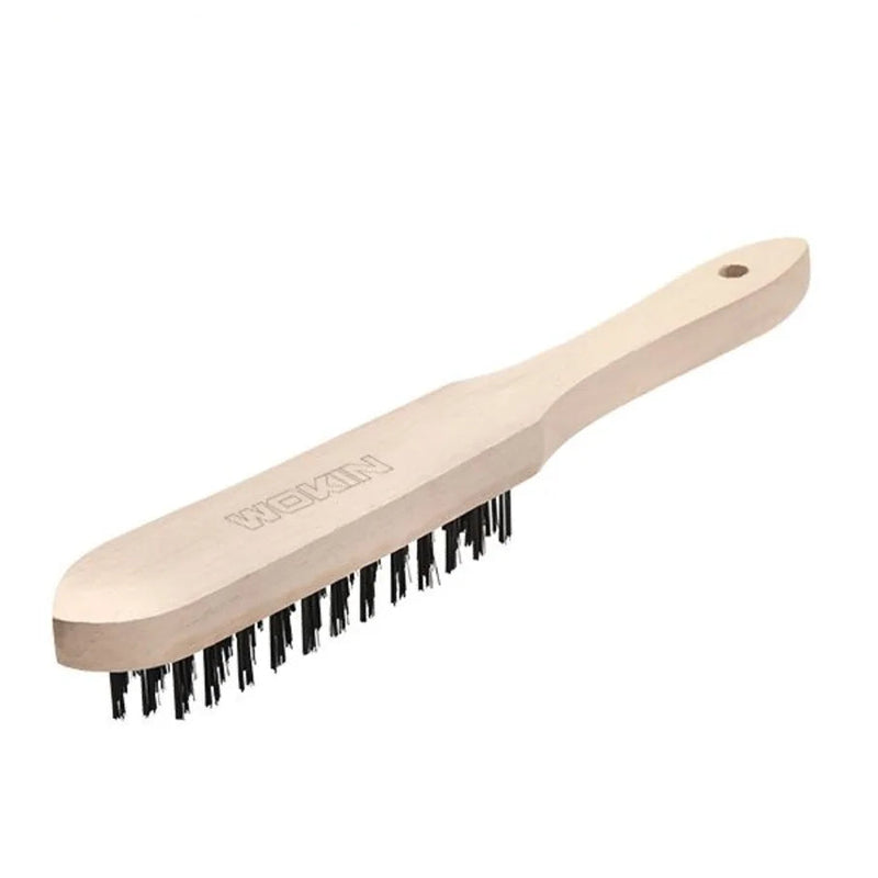 Escobilla de Acero con Mango 3 lineas Wokin