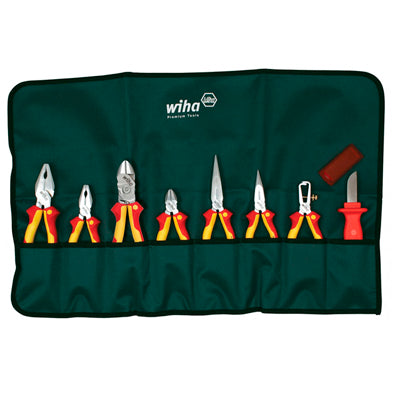 Set de 8 Alicates y Cortantes Aislados en Estuche