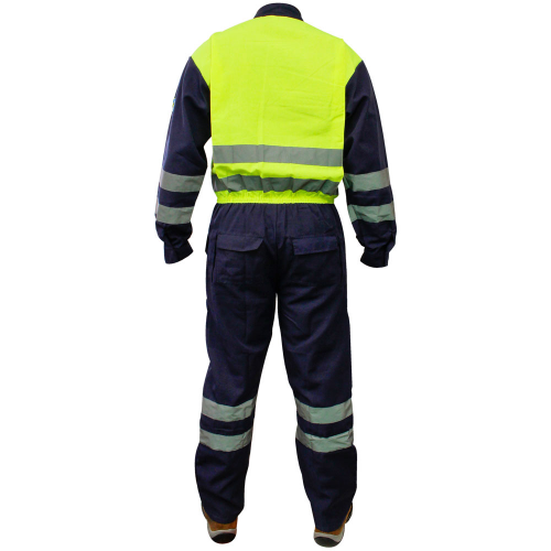 OVEROL REFLECTIVO RFX BICOLOR AZUL/AMARILLO FLUOR XL