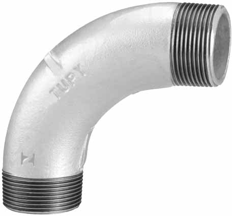 CURVA GALV. 2" TUPY (ISO 9002)