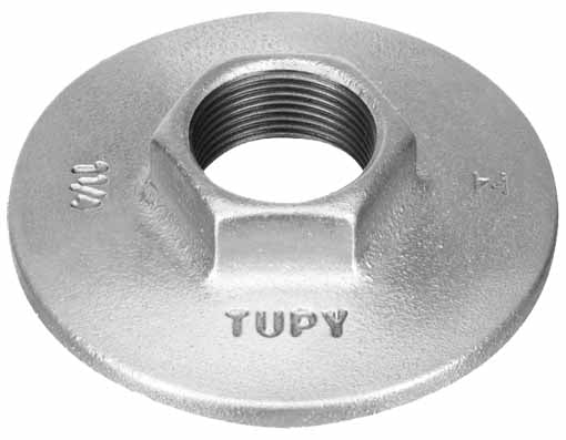FLANGE GALV. 6" TUPY (ISO 9002)
