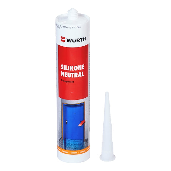 SILICONA NEUTRA TRANSPARENTE 280ML - WURTH - WURTH