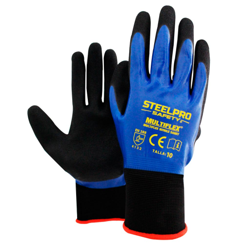 GUANTE MULTIFLEX NITRILE SANDY TALLA 8/S
