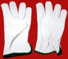 Guante cabritilla gris doble costura # 9 (2021) - GUANTES