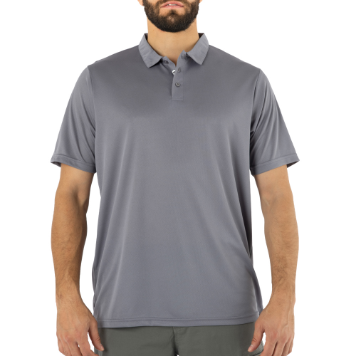 POLERA COOLDRY QUEBEC MANGA CORTA GRIS XL