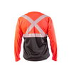 POLERA REFLECTIVA HW ROJO FLUOR MANGA LARGA L