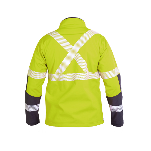 CHAQUETA SOFTSHELL HW OKLAN AMARILLO FLUOR XXL