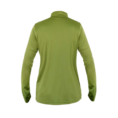 POLERA QUEBEC HALF-ZIP MUJER VERDE OLIVA M