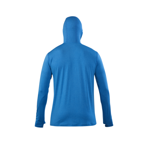 POLERA DRY FIT HW SPX C/ GORRO MANGA LARGA HOMBRE ELECTRIC BLUE XL