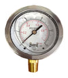 MANOMETRO WINTERS # PFQ804 1/4" NPT C/GLIC.INF 0/100 PSI/BAR