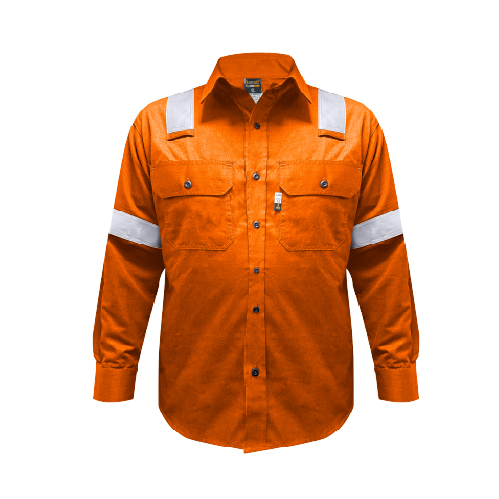 CAMISA IGNIFUGA NFPA NARANJO T.XL HW TARASAFE