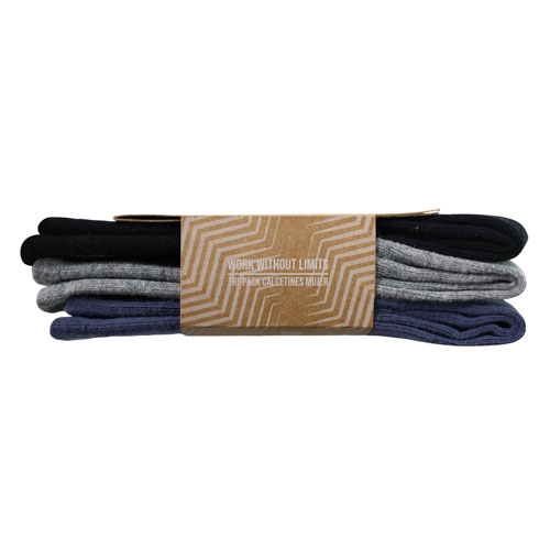 TRIPACK CALCETINES HW ALGODON MUJER
