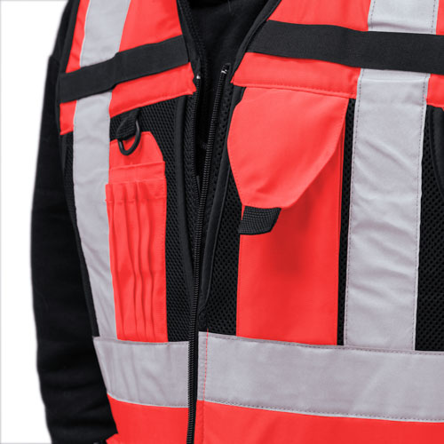 CHALECO GEOLOGO ALASKA XPERT HOMBRE ROJO XL
