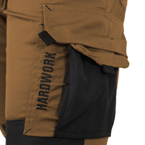 PANTALON CARGO HW DAKOTA SPANDEX TABACO M