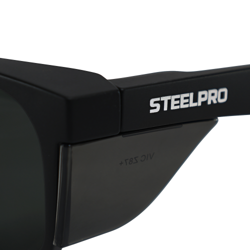 LENTE DE SEGURIDAD SAFEBLACK GRIS STEELPRO
