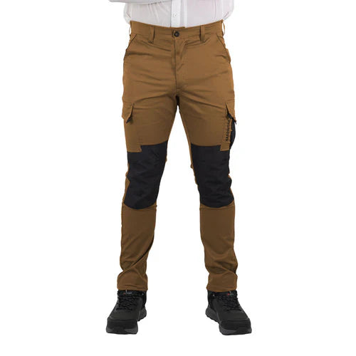 PANTALON CARGO HW DAKOTA SPANDEX TABACO XL