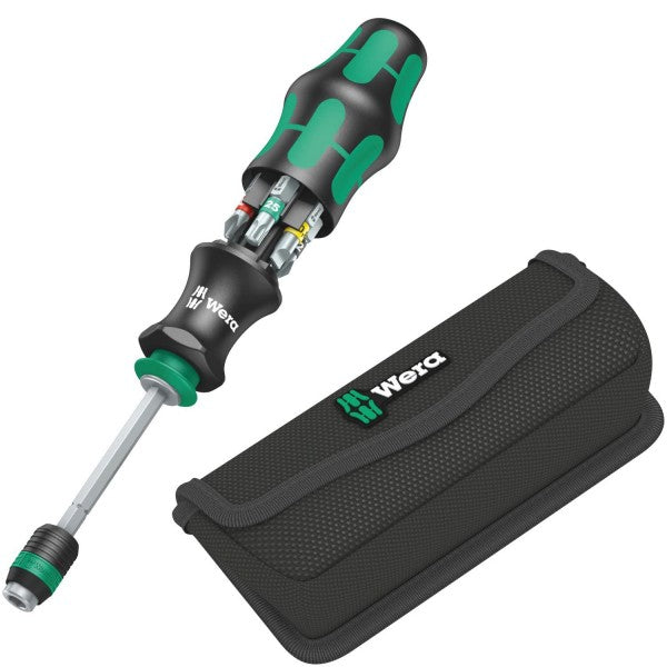 Set Destornillador Kraftform portapuntas 1/4con bolso Kompakt 20 Tool Wera
