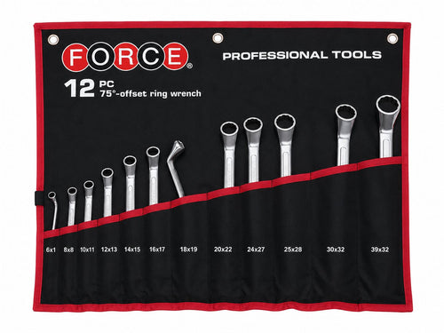 Jgo. llaves corona 6-32 mm.12 pz.polig. (51213C) - FORCE