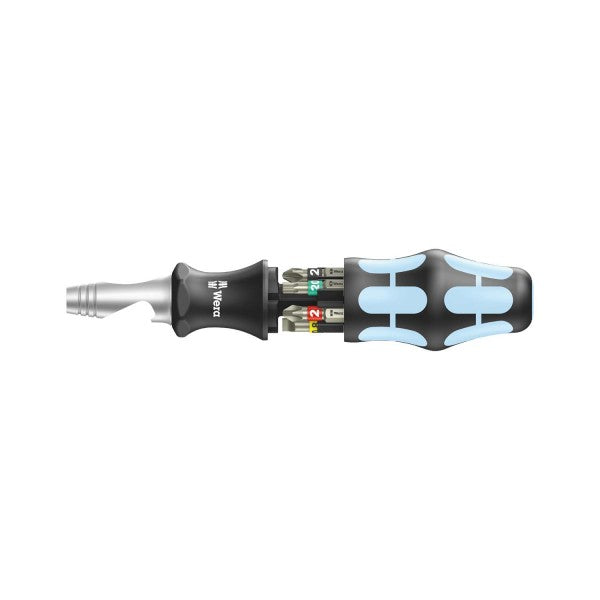 Set Destornillador Kraftform portapuntas 1/4 acero inoxidable Kompakt Tool Finder 7 piezas Wera