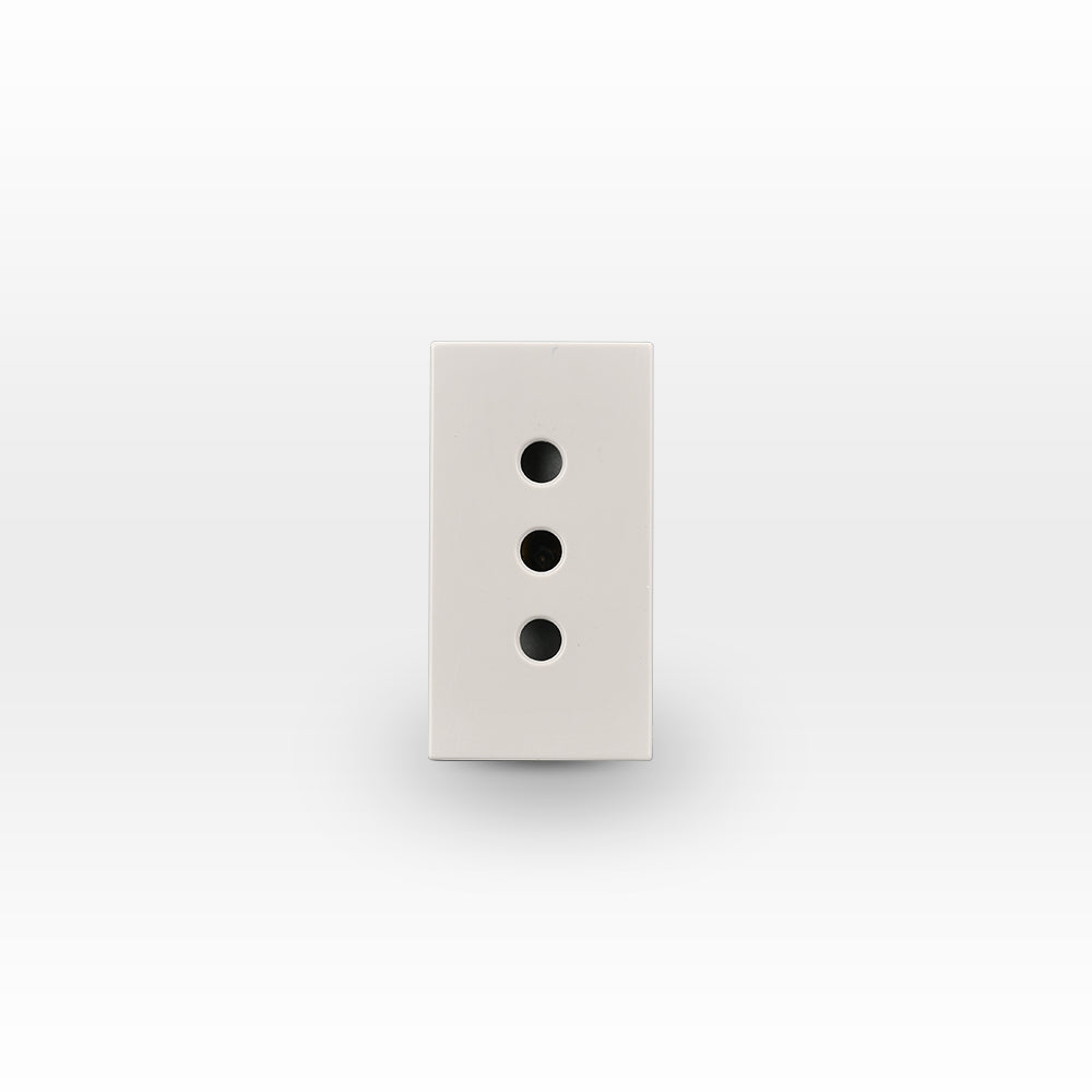 MÓDULO TOMA CORRIENTE 2P+T 10A 250V BEIGE