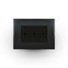 Toma corriente andes TRIPLEX 10/16A 250V BLACK armado