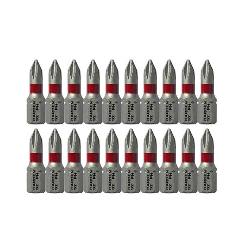 20PZS. PH2X25MM PUNTAS DESTORNILLADOR BIT HARDEN