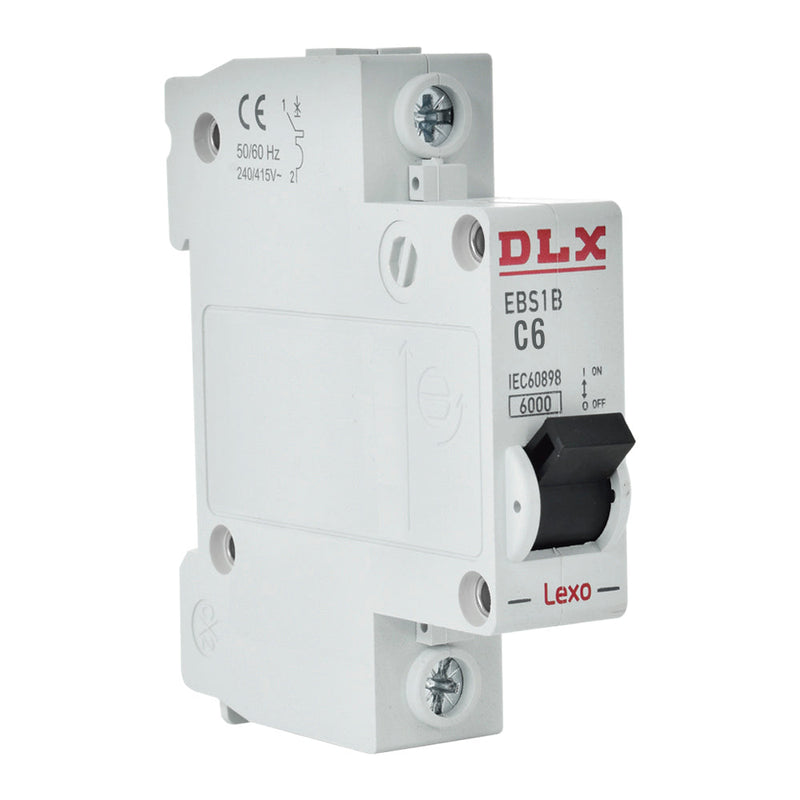 INTERRUPTOR AUTOMÁTICO DLX 1X6A CURVA C 6KA