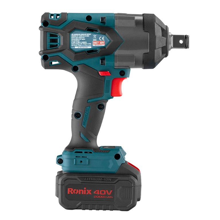 Llave De Impacto Inalámbrica Ronix 8927-40V 3/4" 1350N·m