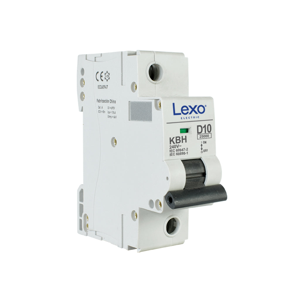 Interruptor automático 1X50A curva D 25kA