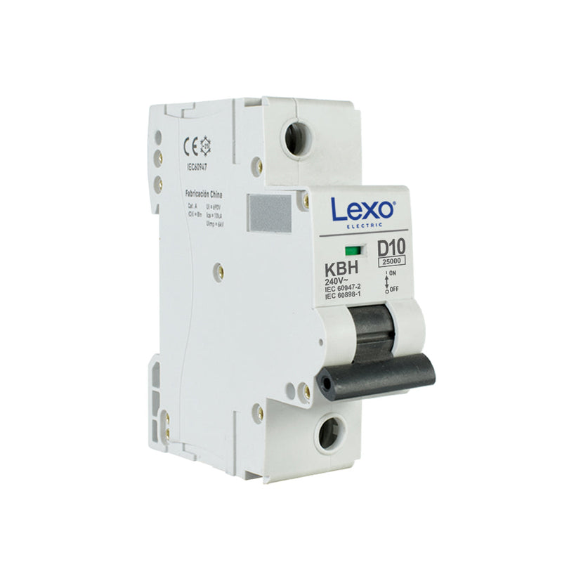 Interruptor automático 1X6A curva D 25kA