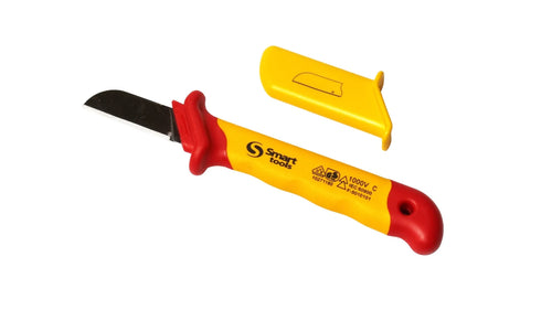 CUCHILLO PARA ELECTRICISTA RECTO CON PROTECCION LARGO 180MM VDE 1000V(10275180)