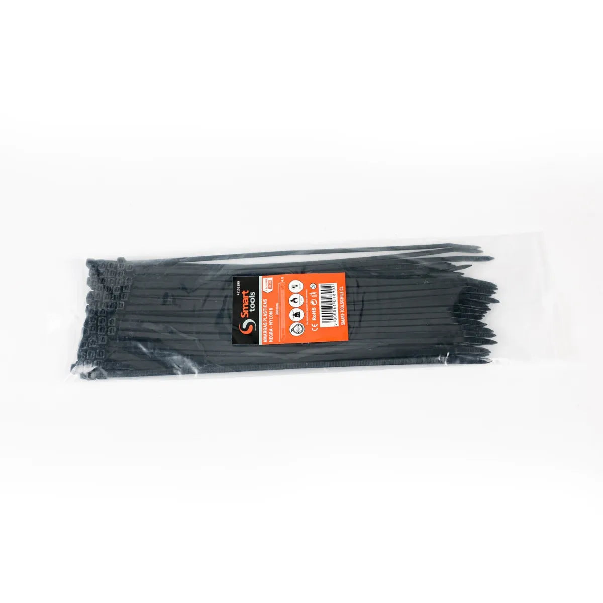 AMARRA PLASTICA NEGRA 4.8x300mm.100Unidades