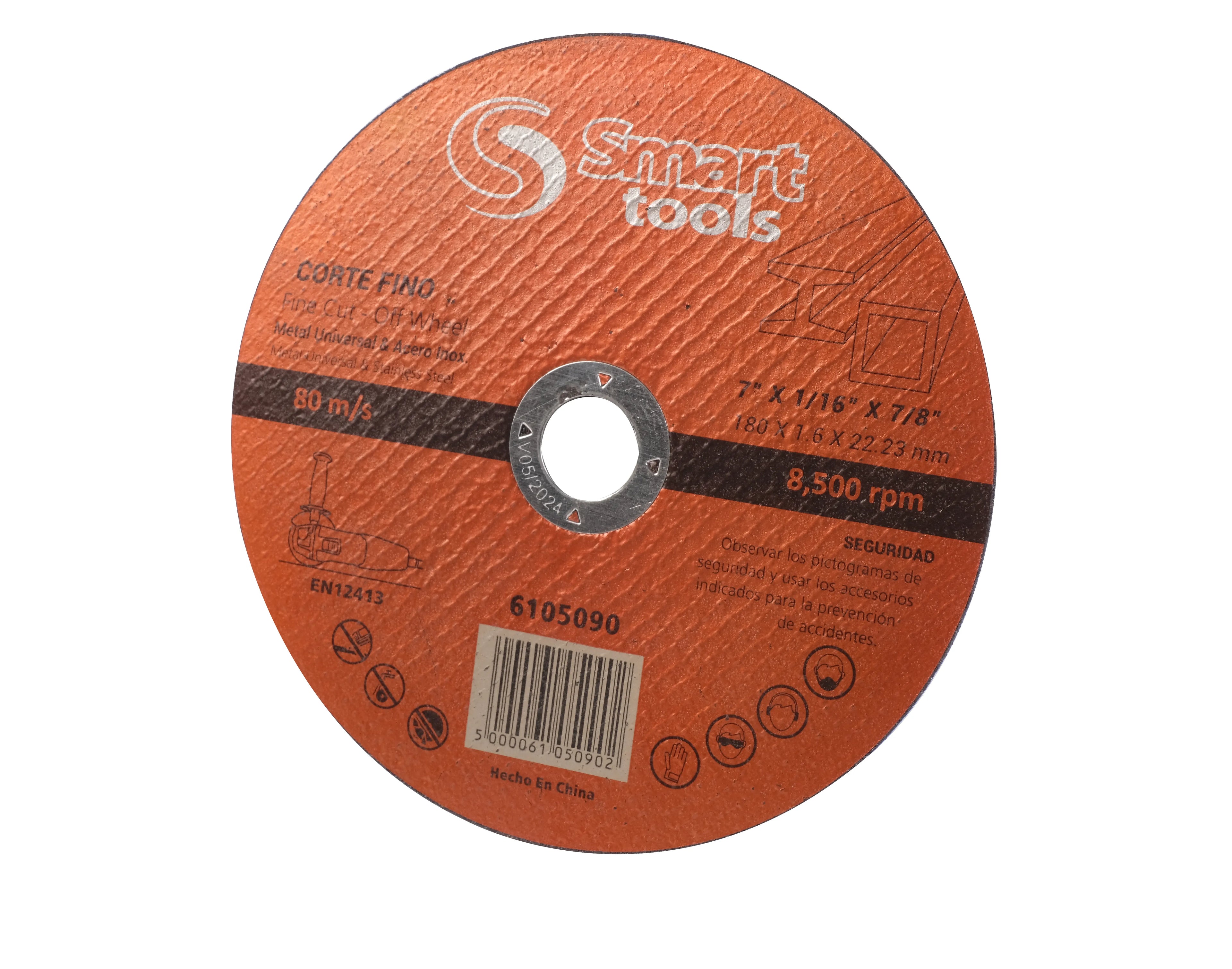 DISCO DE CORTE ACERO/INOX. 7X1.6 MM. #A 46 TZ