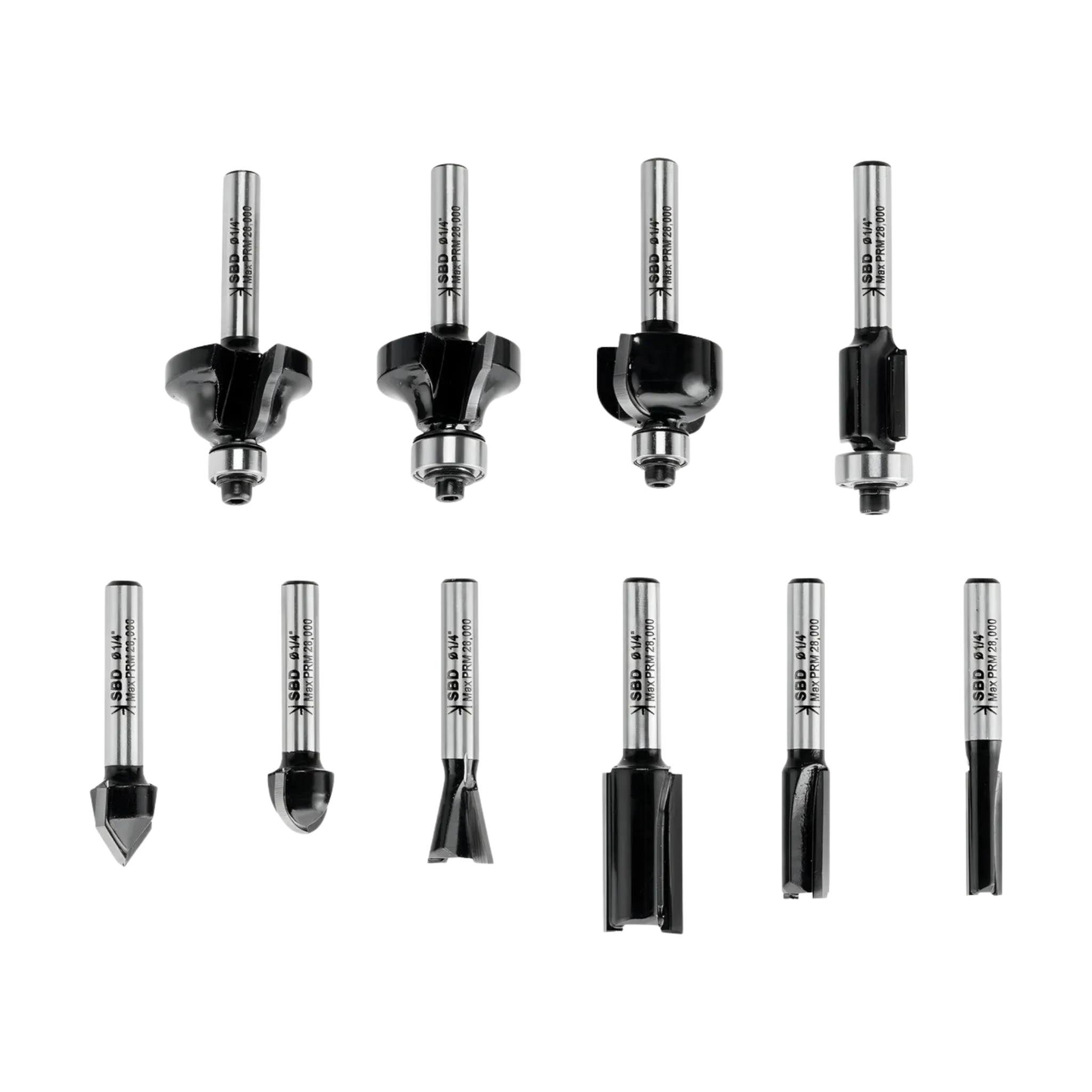 JGO FRESAS VASTAGO 1/4 10 PZ (STA80000)