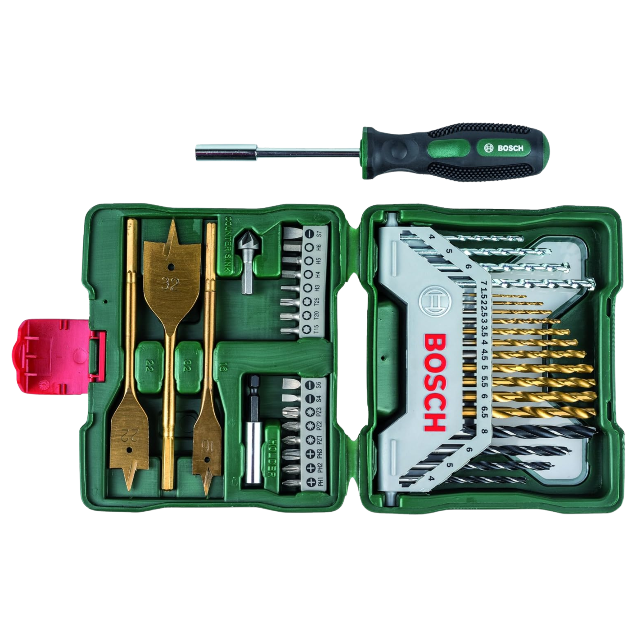 SET 40 PZS. PUNTAS Y BROCAS P/MADERA (2607017334)