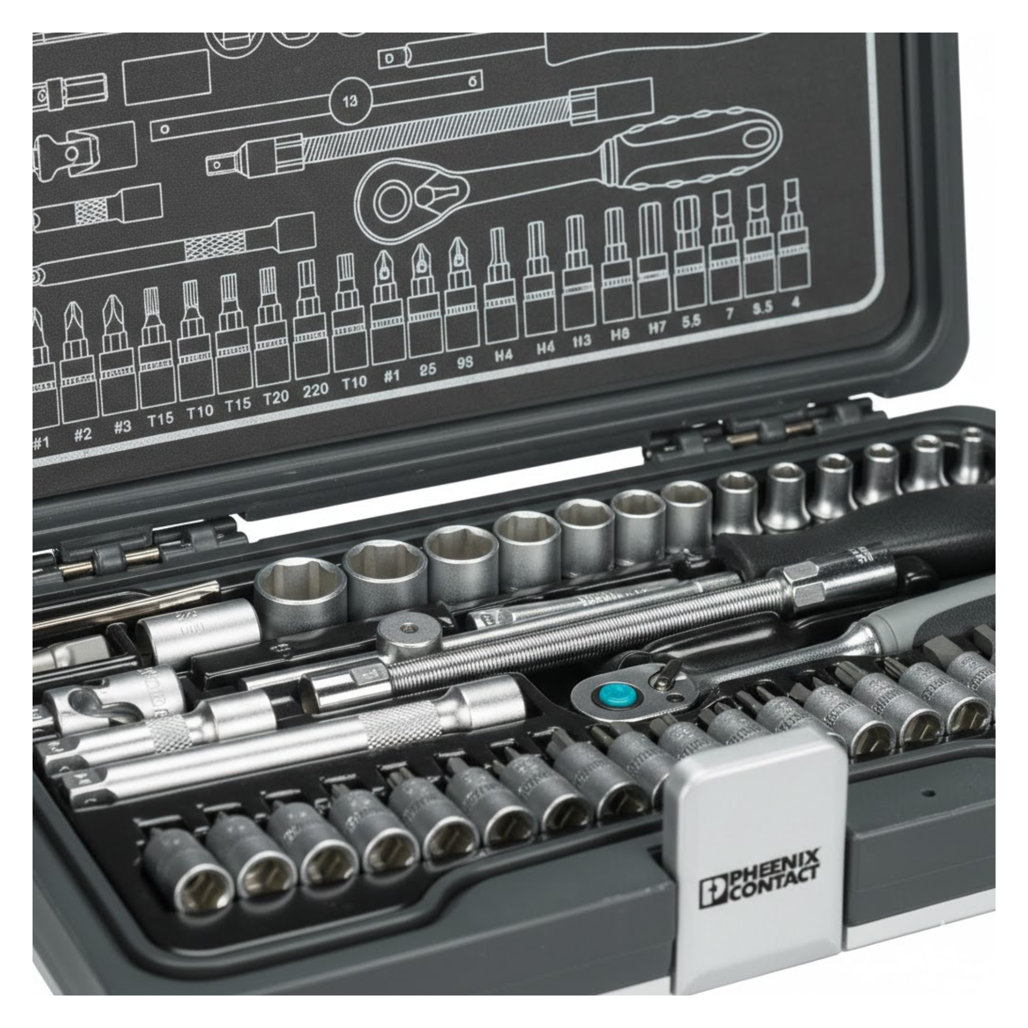 Set de herramientas SF-SOCKET SET 47 piezas Phoenix Contact