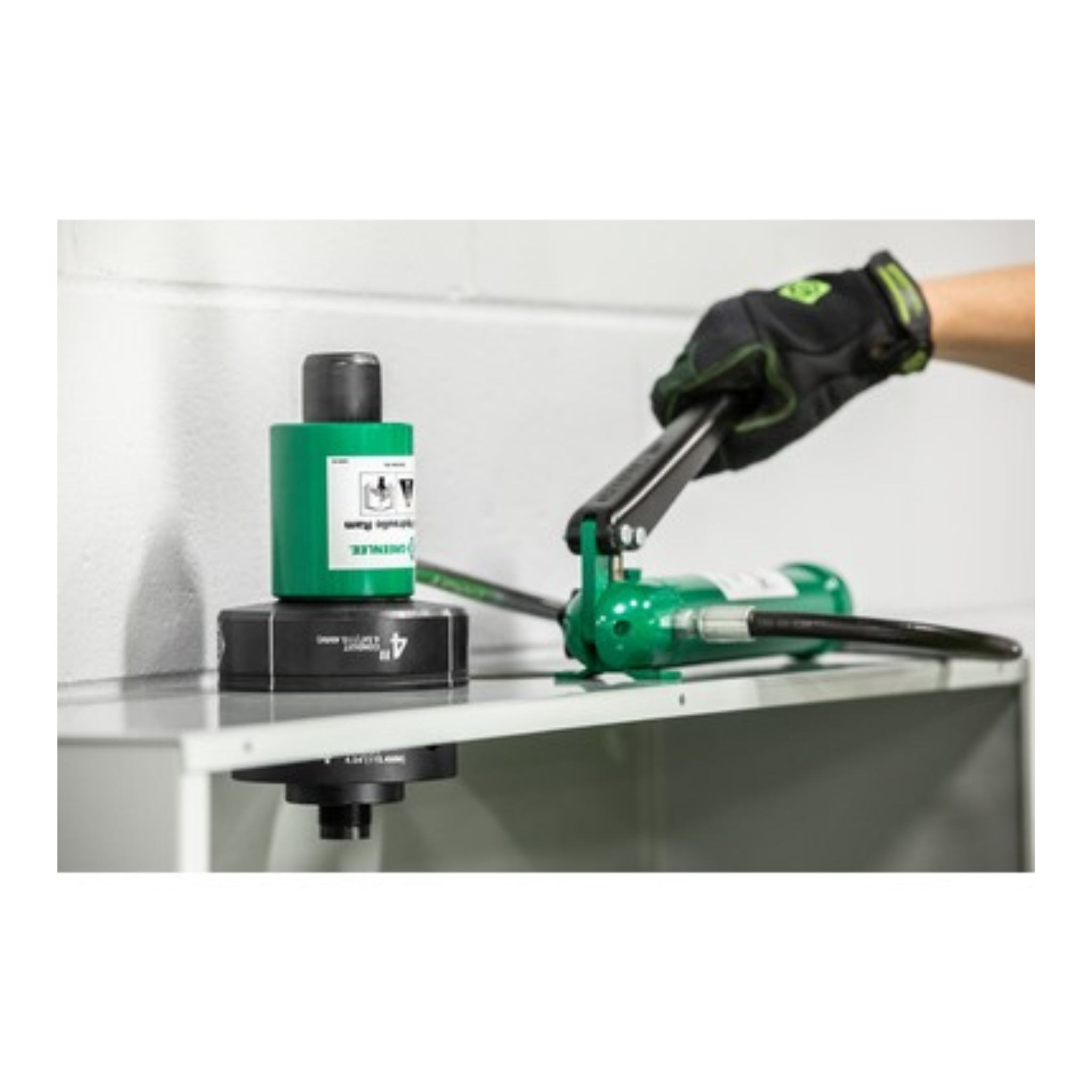 Jgo. sacabocados hidraulico 1/2 - 4 ac (7310sb) - GREENLEE