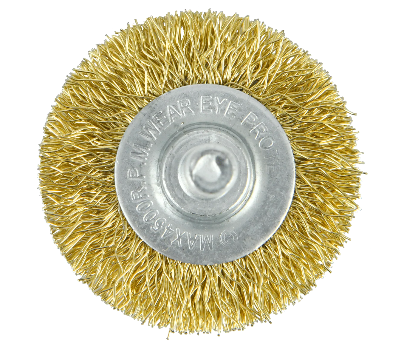 GRATA CIRCULAR ACERO ONDULADO 1 1/2 C/VASTAGO