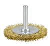 GRATA CIRCULAR ACERO ONDULADO 2 C/VASTAGO